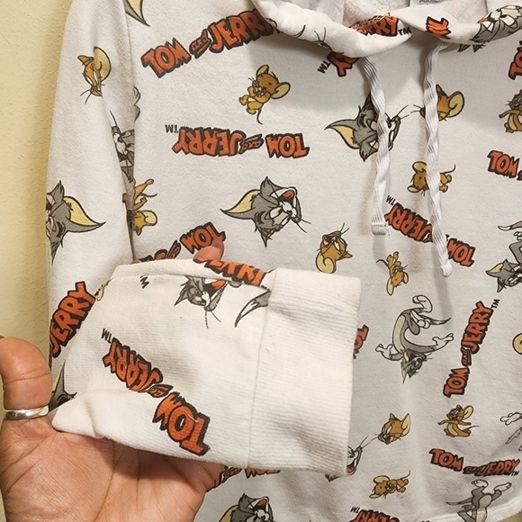 TOM and JERRY hooded sweatshirt size XS - Picture 6 of 11